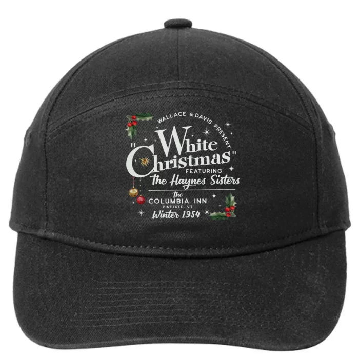 White Christmas Wallace And Davis Haynes Sister 7-Panel Snapback Hat