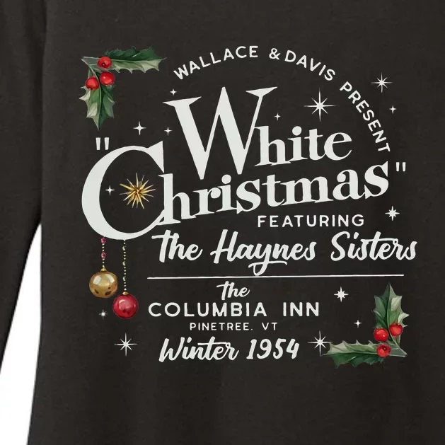 White Christmas Wallace And Davis Haynes Sister Womens CVC Long Sleeve Shirt