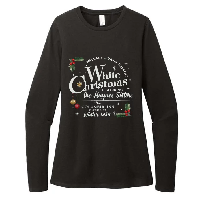 White Christmas Wallace And Davis Haynes Sister Womens CVC Long Sleeve Shirt