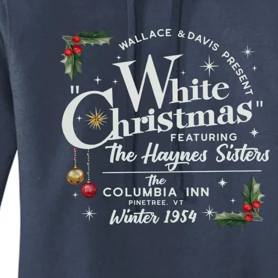 White Christmas Wallace And Davis Haynes Sister Women's Pullover Hoodie