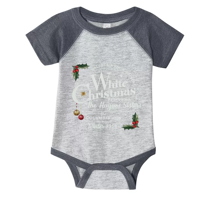 White Christmas Wallace And Davis Haynes Sister Infant Baby Jersey Bodysuit