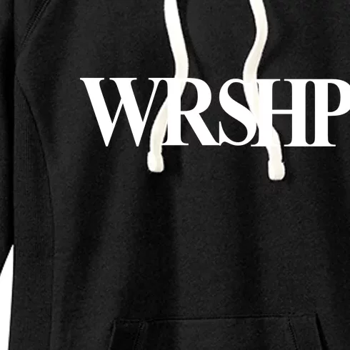 Worship Christian Words Of Faith Women's Fleece Hoodie