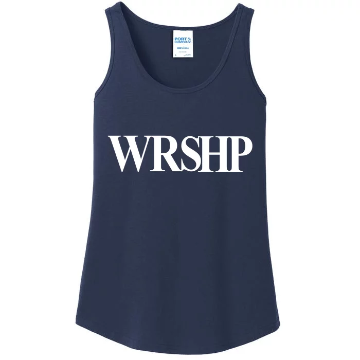 Worship Christian Words Of Faith Ladies Essential Tank