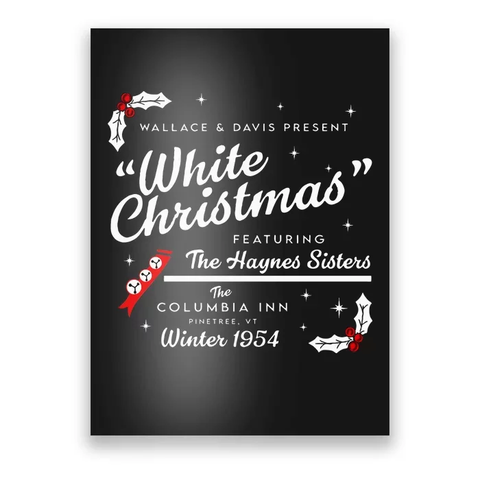 White Christmas Wallace And Davis Haynes Sister Poster