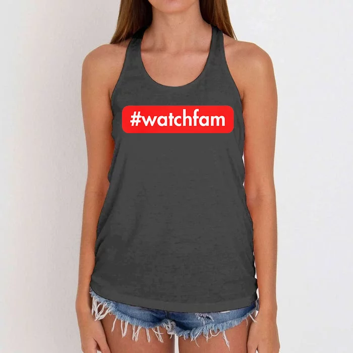 Watch Collector Women's Knotted Racerback Tank