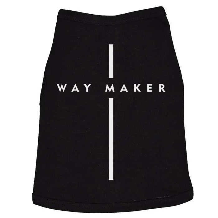 Waymaker Christian Women Cross Shape Faith Doggie Tank