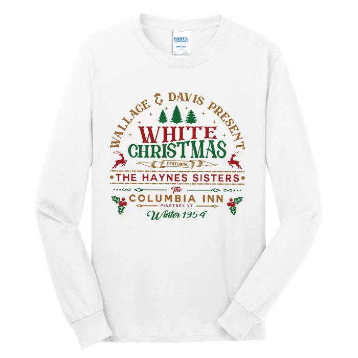 White Christmas Tall Long Sleeve T-Shirt