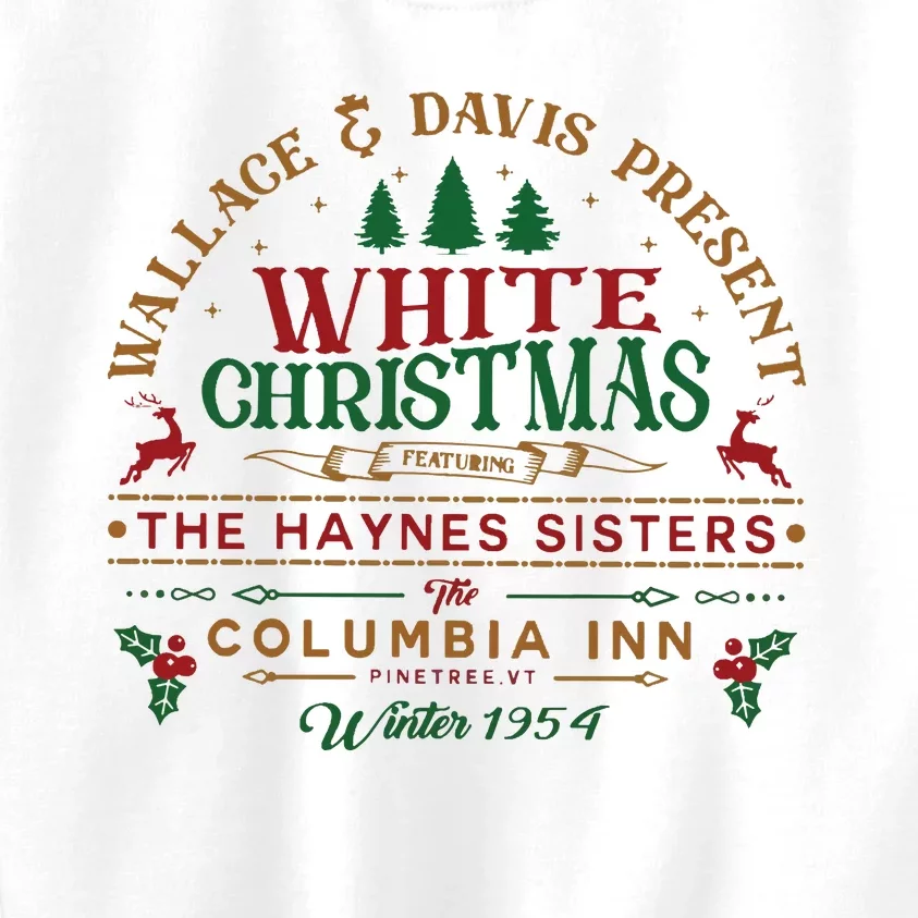 White Christmas Kids Sweatshirt