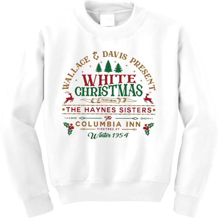 White Christmas Kids Sweatshirt