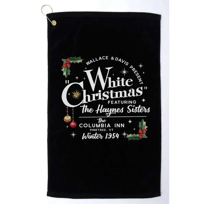 White Christmas Wallace And Davis Haynes Sister Platinum Collection Golf Towel