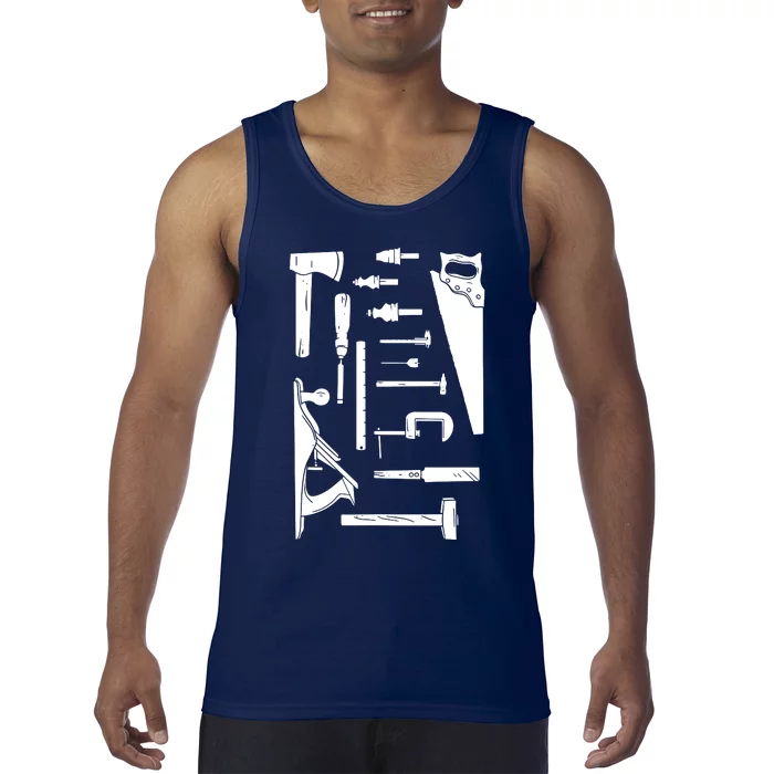 Woodworking Carpenter Woodworker Woodwork Carpentry Crafts Tank Top