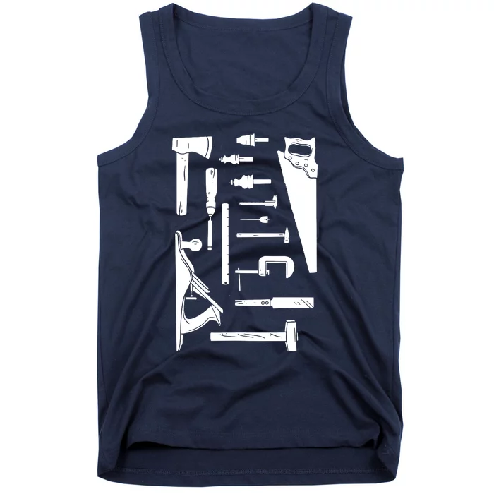 Woodworking Carpenter Woodworker Woodwork Carpentry Crafts Tank Top