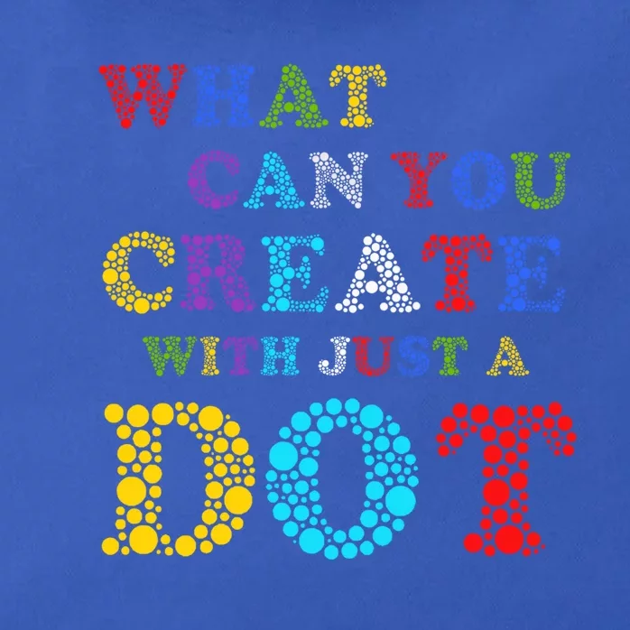 What Can You Create With Just A Dot International Dot Day Cute Gift Zip Tote Bag