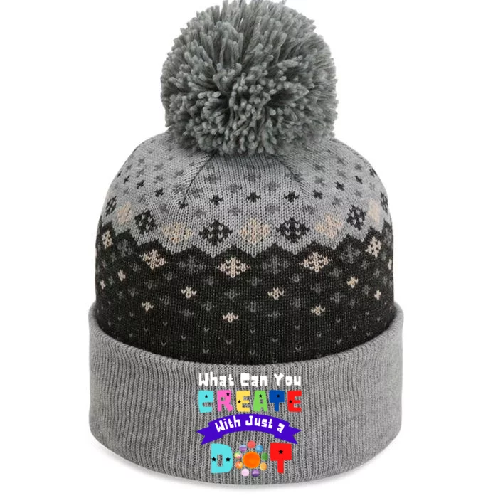 What Can You Create With Just A Dot International Dot Day Gift The Baniff Cuffed Pom Beanie