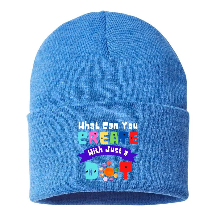 What Can You Create With Just A Dot International Dot Day Gift Sustainable Knit Beanie