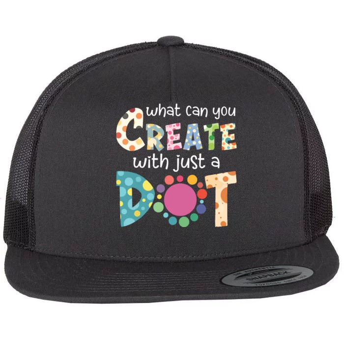 What Can You Create With Just A Dot Happy Dot Day 2024 Flat Bill Trucker Hat