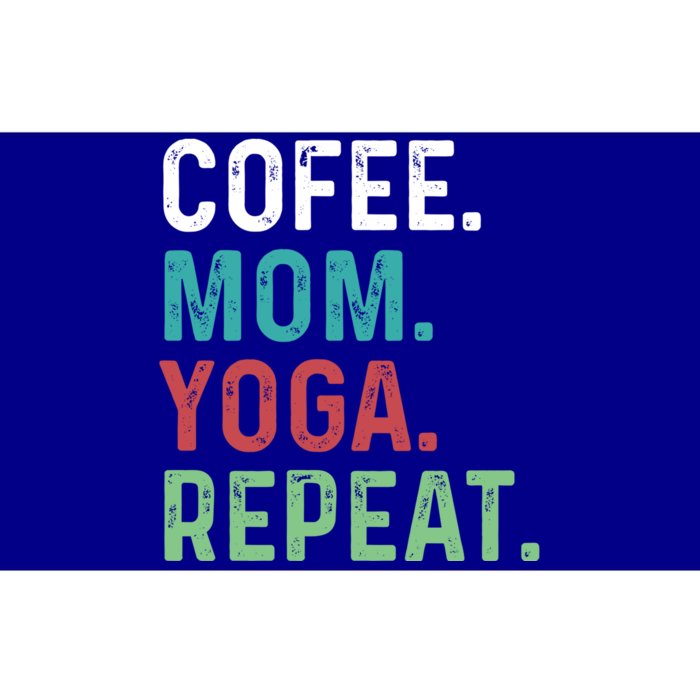 Wo Coffee Yoga Mom Coffee Lover Yoga Workout Meditation Meaningful Gift Bumper Sticker