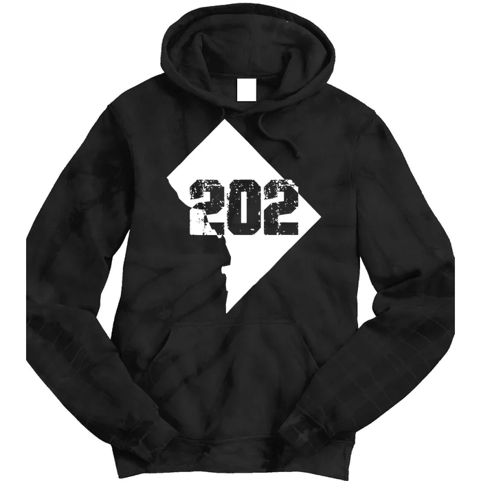 Washington Dc 202 Area Code Tie Dye Hoodie