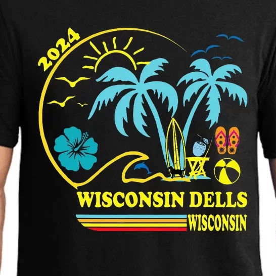 Wisconsin Dells 2024 Family Trip Friends Group Vacation Pajama Set