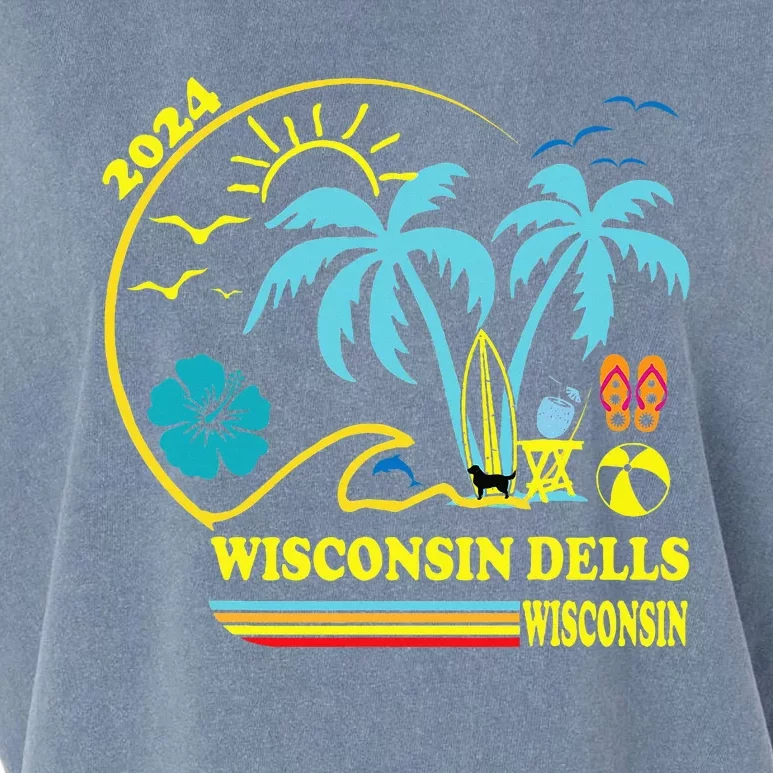 Wisconsin Dells 2024 Family Trip Friends Group Vacation Garment-Dyed Women's Muscle Tee