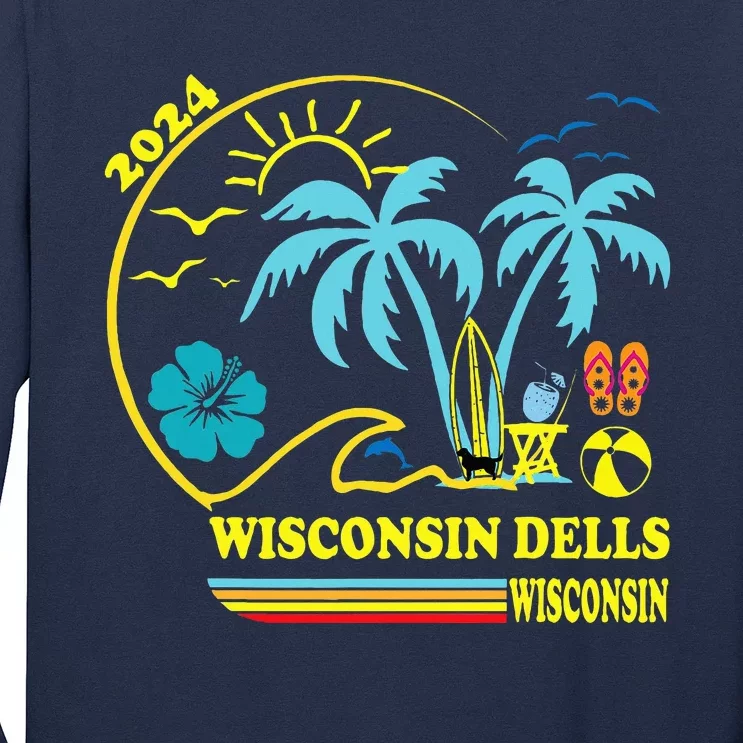 Wisconsin Dells 2024 Family Trip Friends Group Vacation Long Sleeve Shirt