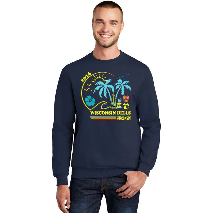 Wisconsin Dells 2024 Family Trip Friends Group Vacation Tall Sweatshirt