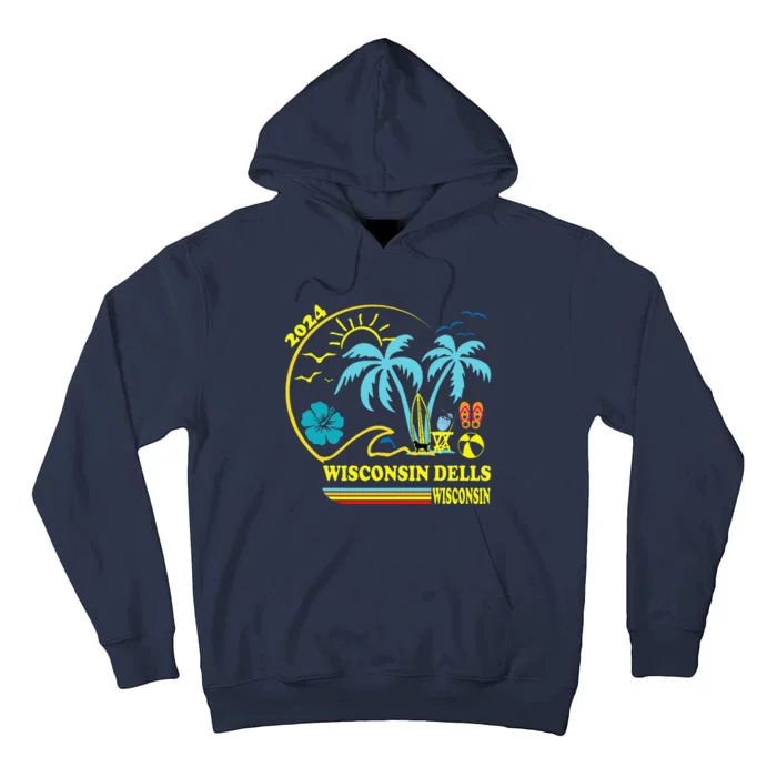 Wisconsin Dells 2024 Family Trip Friends Group Vacation Tall Hoodie