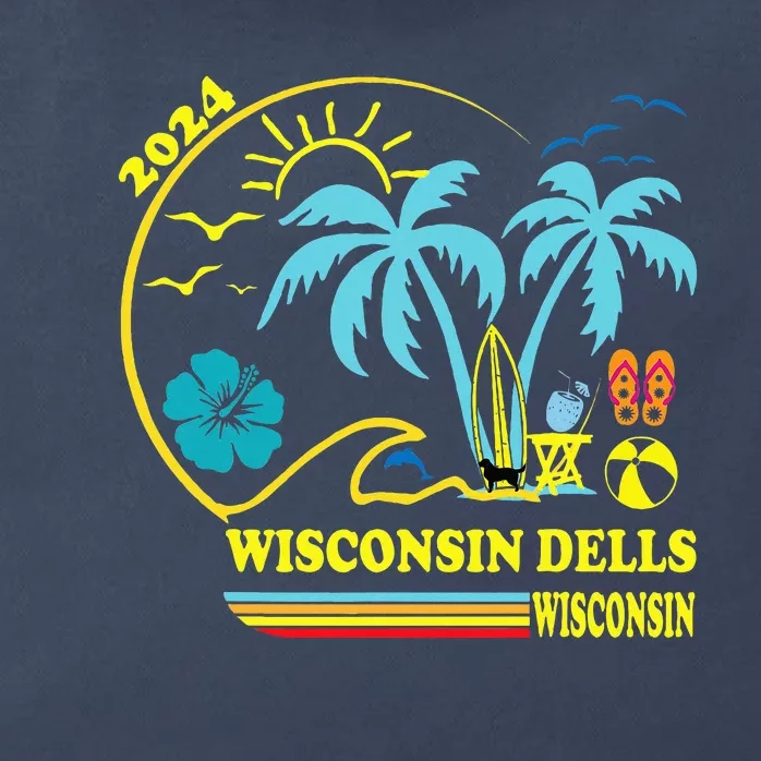 Wisconsin Dells 2024 Family Trip Friends Group Vacation Zip Tote Bag