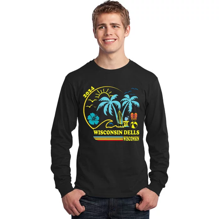 Wisconsin Dells 2024 Family Trip Friends Group Vacation Tall Long Sleeve T-Shirt