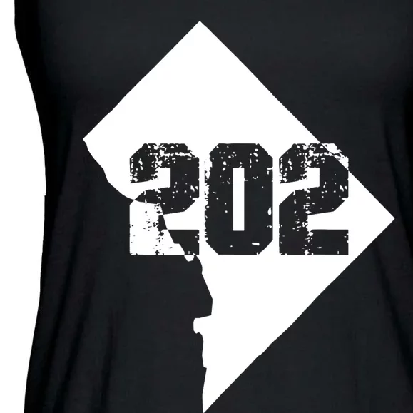 Washington, DC 202 Area Code TShirt Ladies Essential Flowy Tank