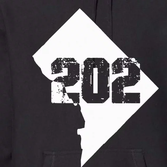 Washington Dc 202 Area Code Premium Hoodie