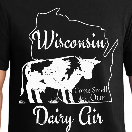 Wisconsin Dairy Air Humor Parody Clothing Pajama Set