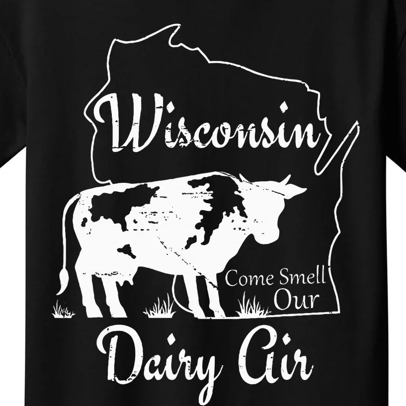 Wisconsin Dairy Air Humor Parody Clothing Kids T-Shirt