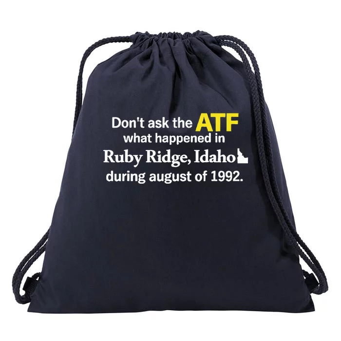 Wendigoon Don’T Ask The Atf Drawstring Bag