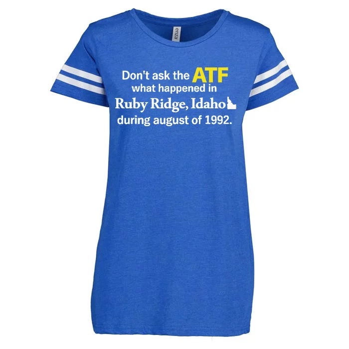 Wendigoon Don’T Ask The Atf Enza Ladies Jersey Football T-Shirt