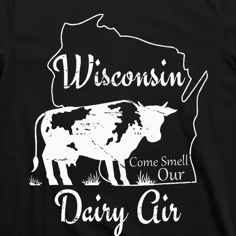 Wisconsin Dairy Air Humor Parody Clothing T-Shirt