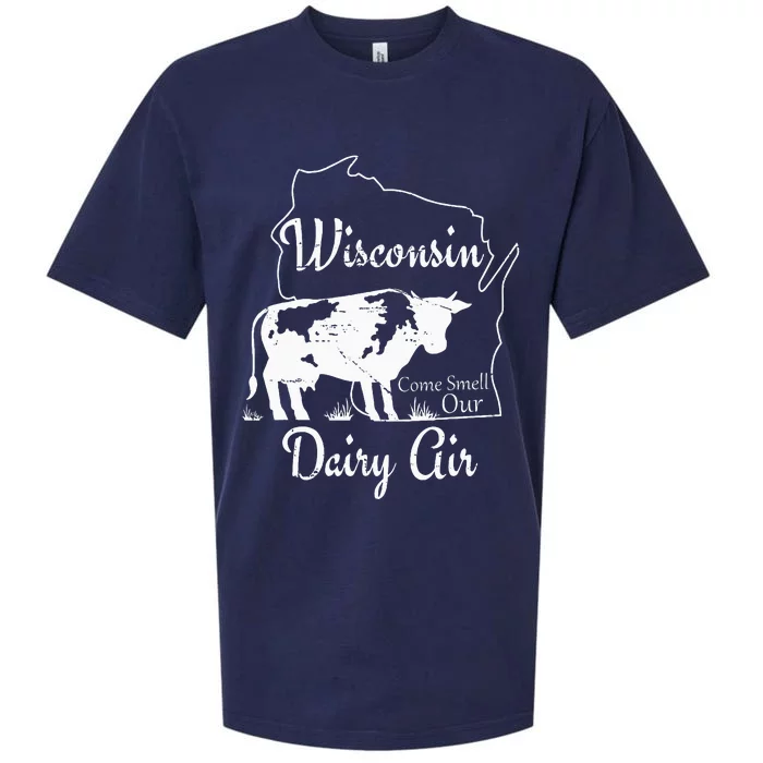 Wisconsin Dairy Air Humor Parody Clothing Sueded Cloud Jersey T-Shirt