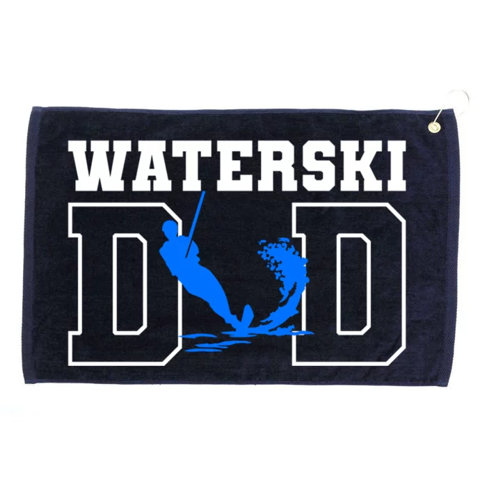 Waterski Dad Athletes Water Skiing Wakeboarding Gift Grommeted Golf Towel