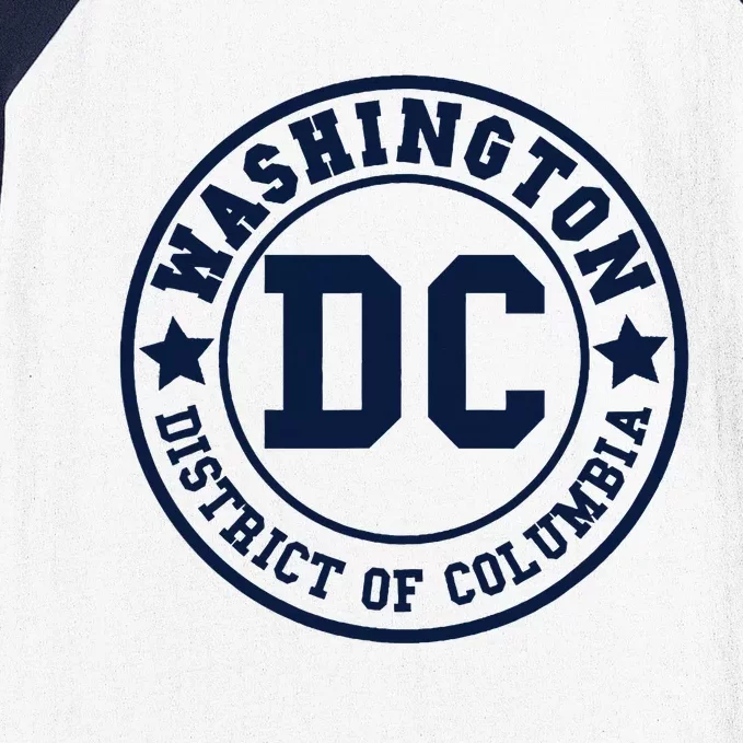 Washington Dc Athletic Throwback Baseball Sleeve Shirt