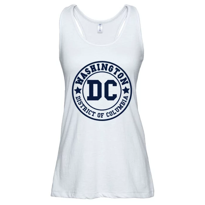 Washington Dc Athletic Throwback Ladies Essential Flowy Tank