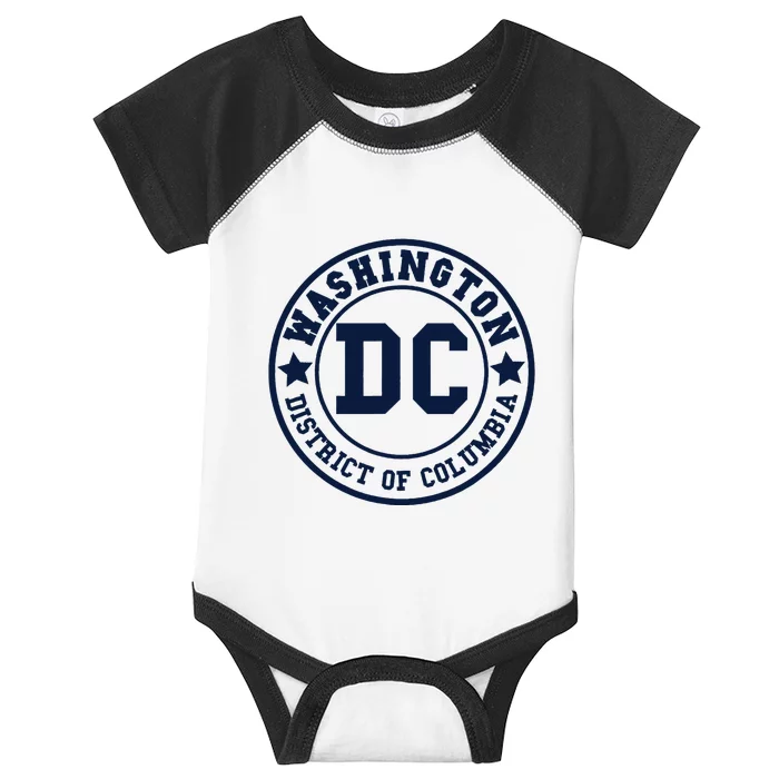 Washington Dc Athletic Throwback Infant Baby Jersey Bodysuit