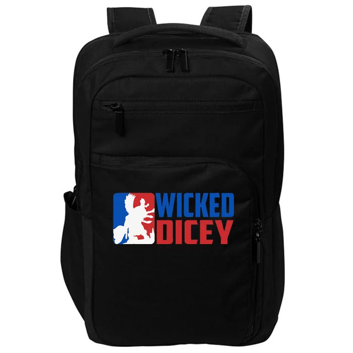 Wicked Dicey Baseball Logo Style Impact Tech Backpack