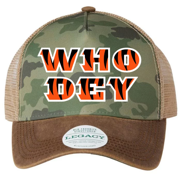 Who Dey Bengals Sports Legacy Tie Dye Trucker Hat