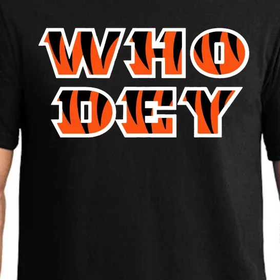 Who Dey Bengals Sports Pajama Set