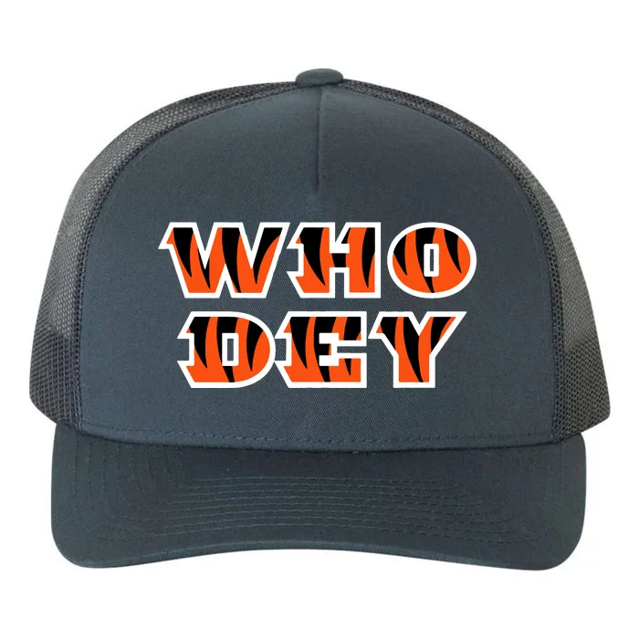 Who Dey Bengals Sports Yupoong Adult 5-Panel Trucker Hat