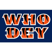 Who Dey Bengals Sports Bumper Sticker