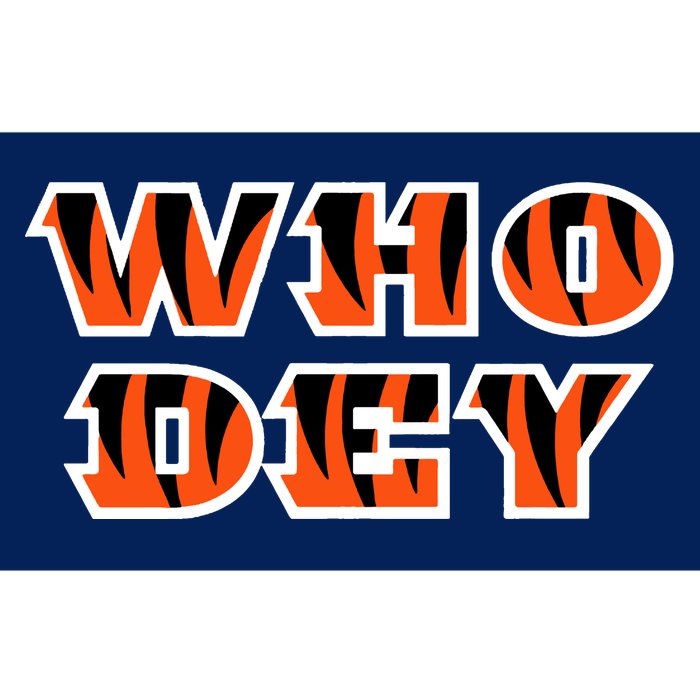 Who Dey Bengals Sports Bumper Sticker