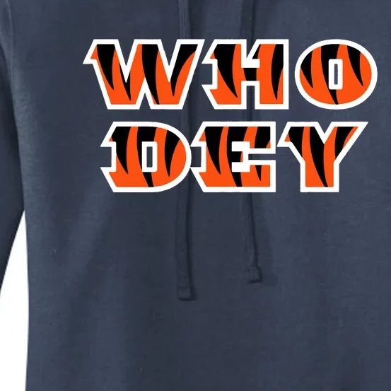 Who Dey Bengals Sports Women's Pullover Hoodie