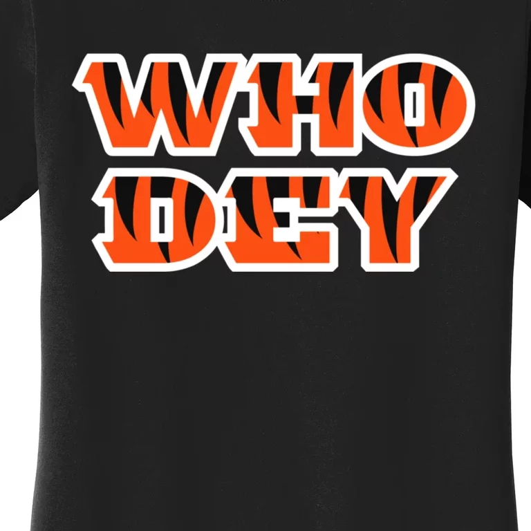 Who Dey Bengals Sports Women's T-Shirt