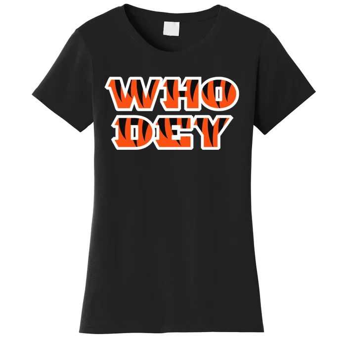 Who Dey Bengals Sports Women's T-Shirt